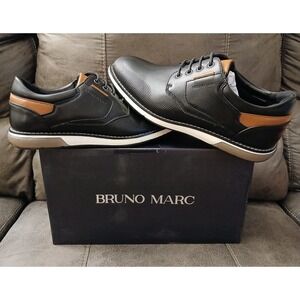 Bruno Marc SBOX2336M Men's 9 Dress Oxfords Shoes BLACK‎ NEW #845